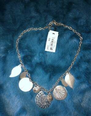 Cookie Lee Genuine Shell And Mother Of Pearl Necklace